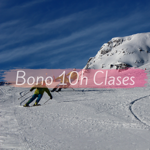 Bono de 10 horas de clase de Esquí Particular Astún