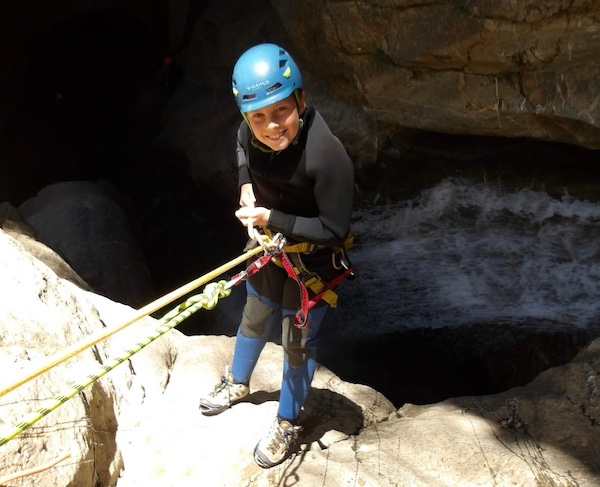Barranquismo con niños en Jaca, Valle del Tena y Pirineos. Consejos prácticos.