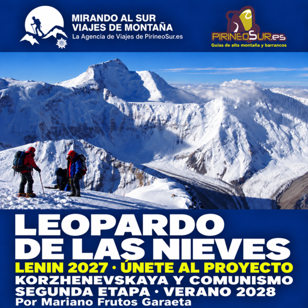 Leopardo de las Nieves 2ª etapa: Expedición al Pico Comunismo 7495m y Korzhenevskaya 7105m