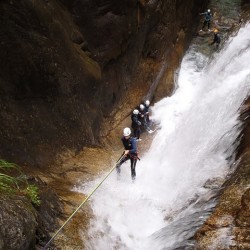 Descenso de cañones: sistema de graduaciones