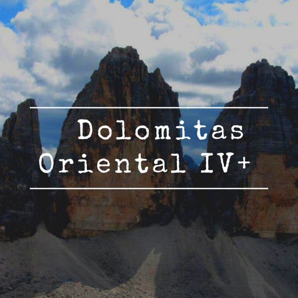 Escaladas en Dolomitas Oriental a través del IV+