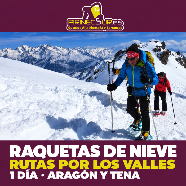 Randonnées en raquettes dans les vallées de l’Aragón et de Tena