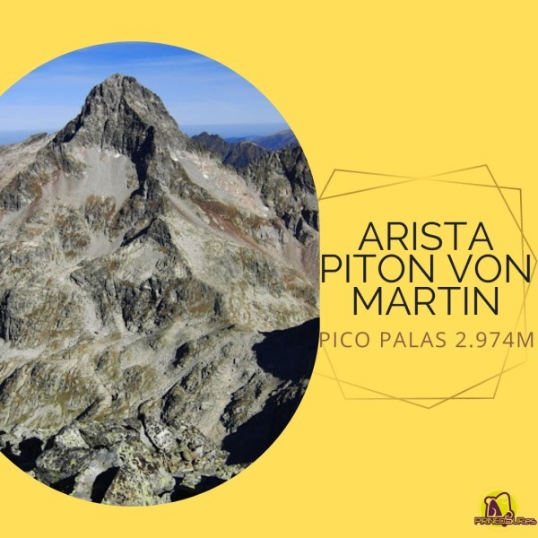 Escalar Piton Von Martin  o arista SO al pico Palas