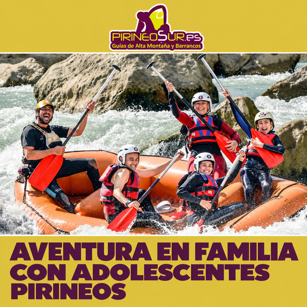 Vacaciones de aventura en familias con niños de 12 a 16 años. 3 días