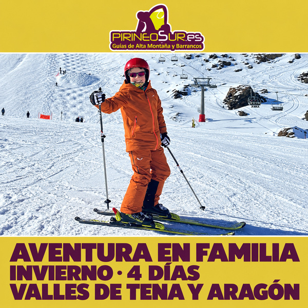 Vacaciones de aventura en familia con niños INVIERNO 4 días
