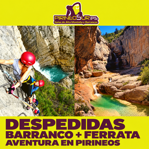 Private stag and hen adventure — canyoning and via ferrata