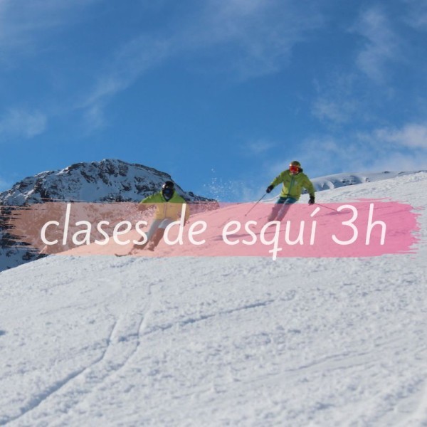 Clases de esquí Particulares 3 Horas